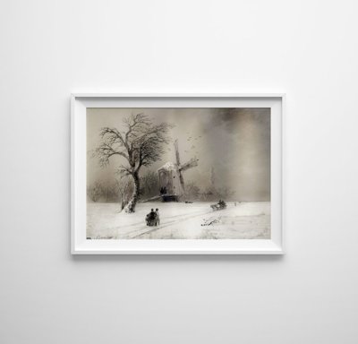 Plagát na stenu Búrka od Ivana Aivazovského