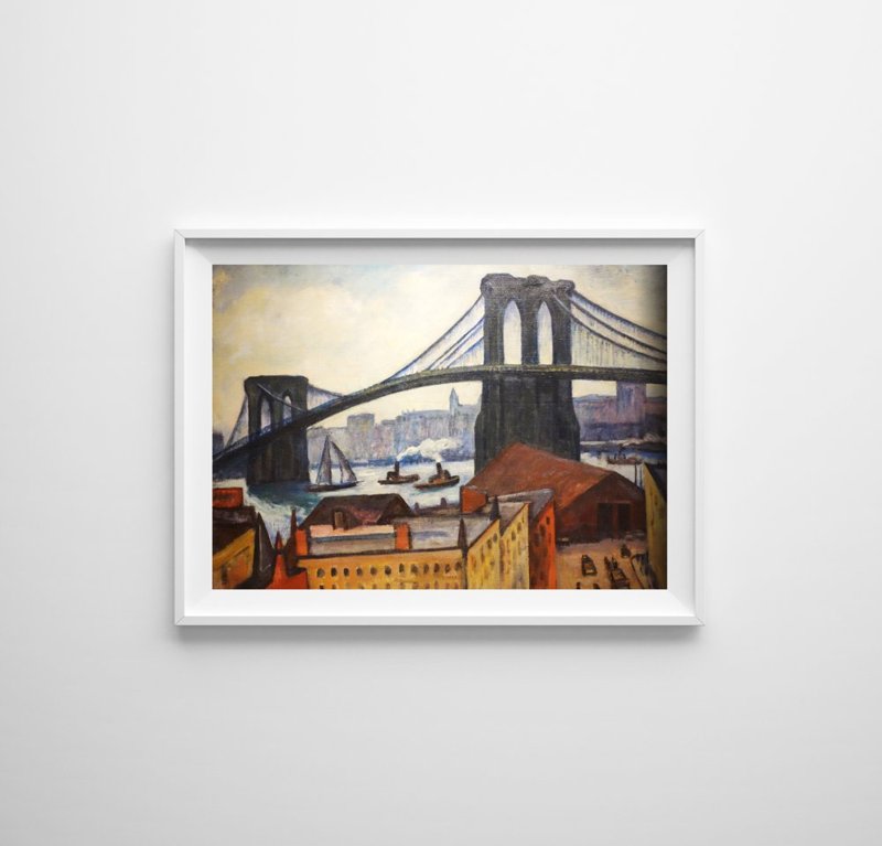 Poster Brooklynský most Samuela Halperta