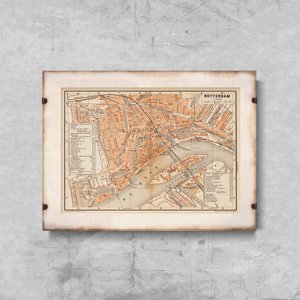 Plagát do izby Stará mapa Toledo Španielsko