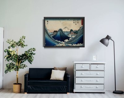 Poster na stenu Hora Fuji v Manazato Hiroshige Ando