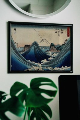 Poster na stenu Hora Fuji v Manazato Hiroshige Ando