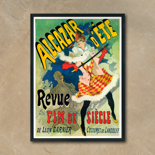 Poster Revue de Siecle Alcázar Fin dete