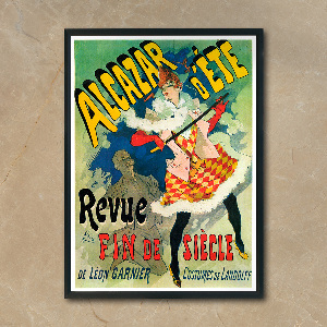 Poster Revue de Siecle Alcázar Fin dete