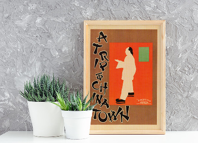 Poster Cesta do čínskej štvrte