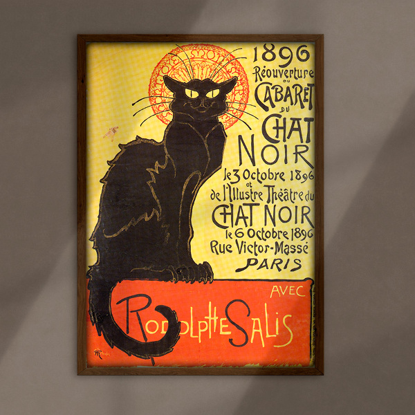 Poster Kabaret du Chat Noir v Paríži