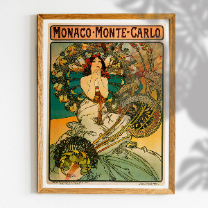 Poster Monako Monte Carlo