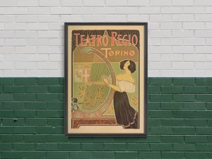 Poster Teatro Regio, Turín