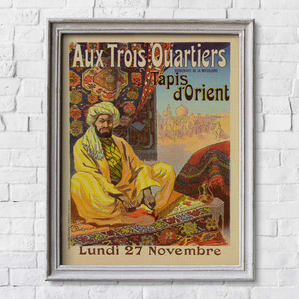 Poster Aux Trois Quartiers, Tapis Dorient