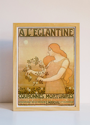 Plagát na stenu Leglantine Couronnes Mortuaires