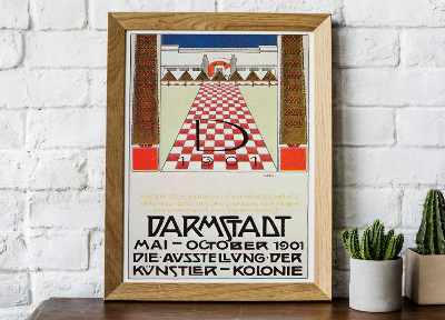 Poster Výstava Ein Document deutscher Kunst Darmstadt II