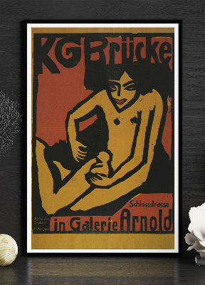 Poster KG Brücke na výstave v Galérii Arnold
