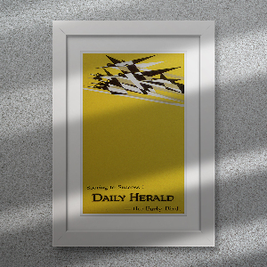 Poster Stúpa k úspechu Daily Herald, reklama Early Bird