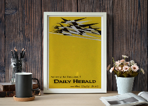 Poster Stúpa k úspechu Daily Herald, reklama Early Bird