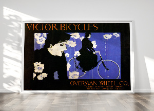 Poster Victor Bicycles, Overman Wheel Co