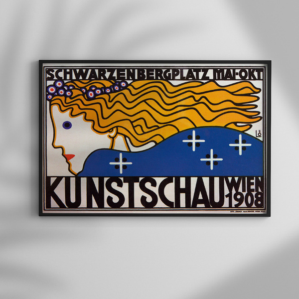 Poster Kunstschau Viedeň 1908