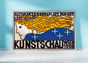 Poster Kunstschau Viedeň 1908