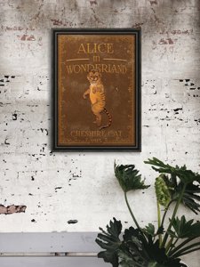 Plagát Alica v ríši divov Cheshire Weired Cat