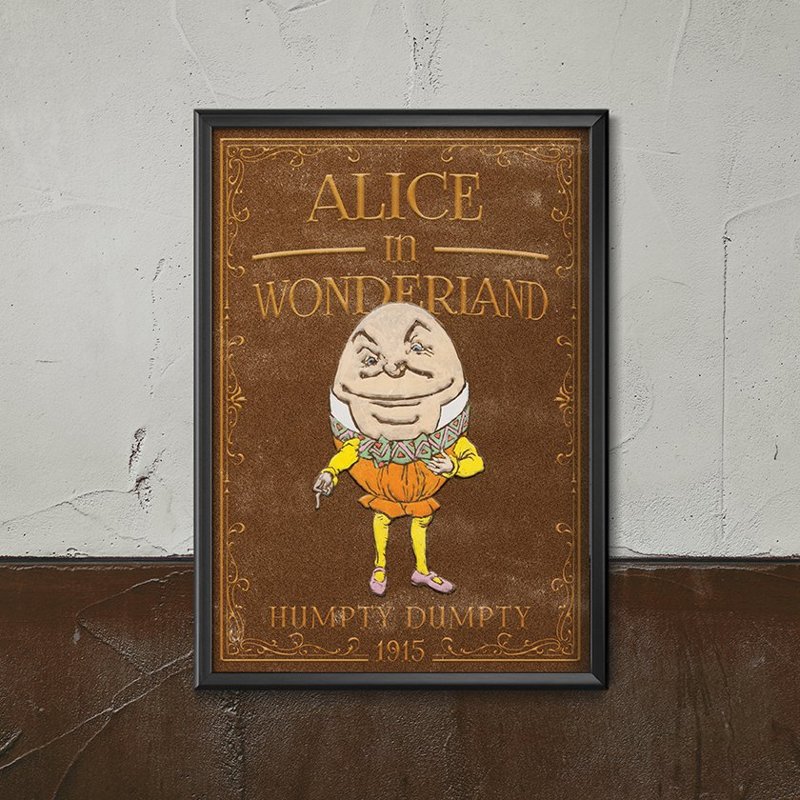Plagát Alica v krajine zázrakov od Humptyho Dumptyho