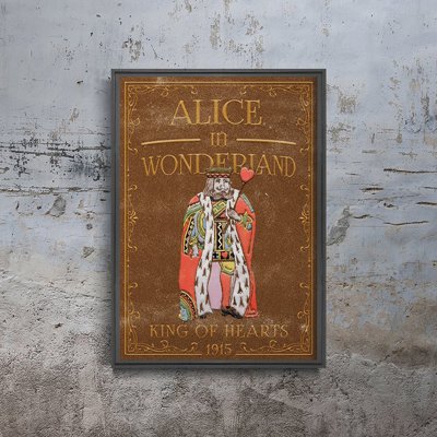 Plagát Srdcový kráľ Alice in Wonderland