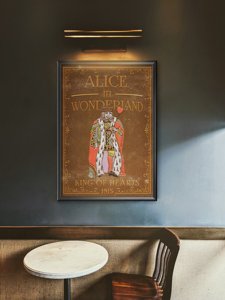 Plagát Srdcový kráľ Alice in Wonderland
