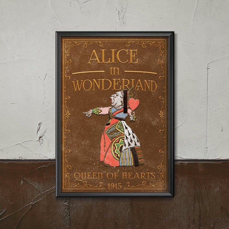 Plagát na stenu Alice in Wonderland Queen of Hearts