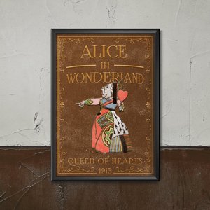 Plagát na stenu Alice in Wonderland Queen of Hearts