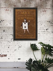 Plagát na stenu Alica v krajine zázrakov Dvojité piky