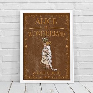Poster na stenu Alica v ríši divov Biela kráľovná