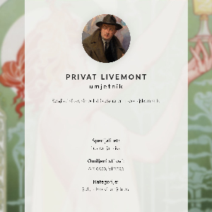 Plagát do izby Absint Robette