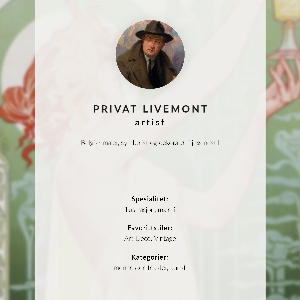 Plagát do izby Absint Robette