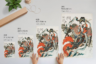 Poster na stenu Japonská žena