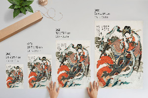 Poster na stenu Japonská žena