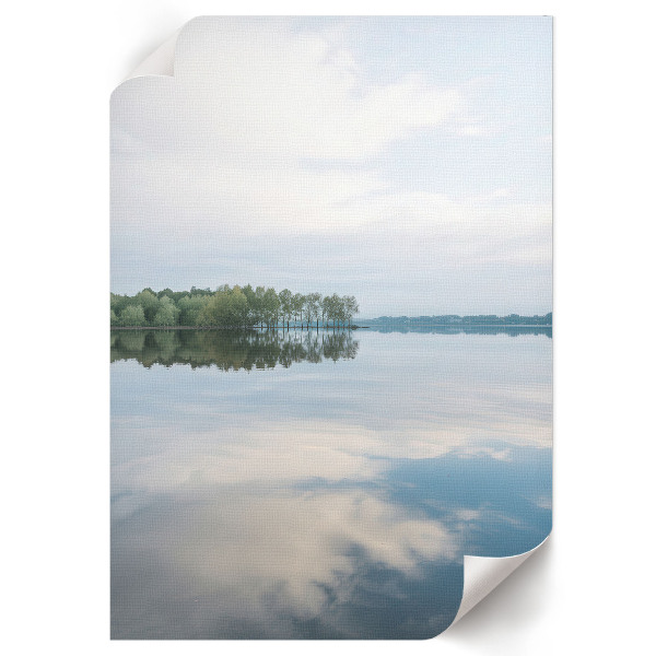 Retro plagát Jazerná krajina