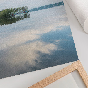 Retro plagát Jazerná krajina