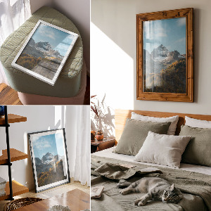 Plagát do izby Jeseň v horách