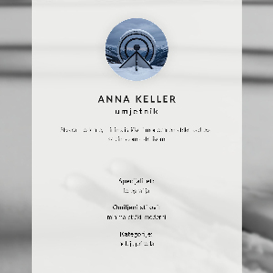 Retro plagát Lyže na snehu