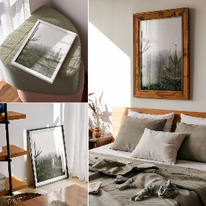 Plagát do izby Zelené ihličnany