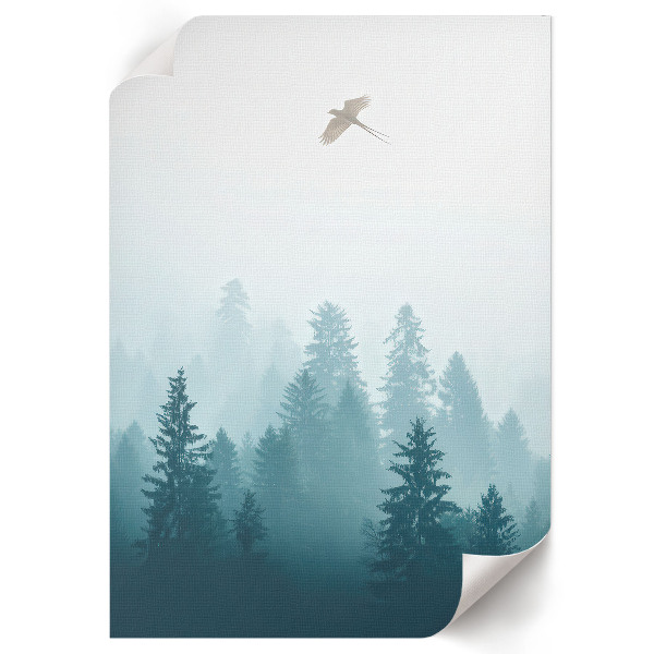 Poster na stenu Vták za letu