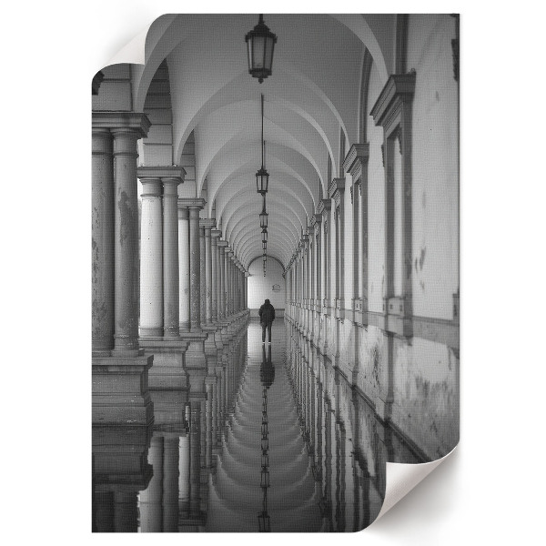 Plagát do obývačky Architektonická symetria