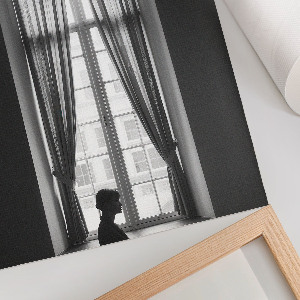 Retro plagát Vintage okno