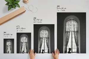 Retro plagát Vintage okno