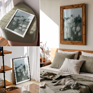 Plagát do obývačky Uši trávy