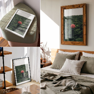 Plagát do obývačky Zelená krajina