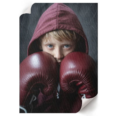 Retro plagát Mladý boxer