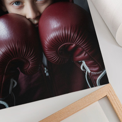 Retro plagát Mladý boxer