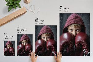 Retro plagát Mladý boxer