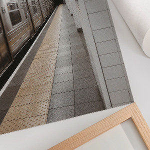 Plagát do obývačky Stanica metra