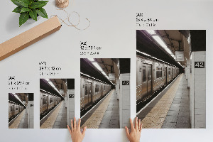 Plagát do obývačky Stanica metra