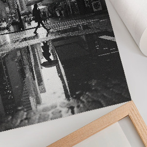 Retro plagát Mestská krajina