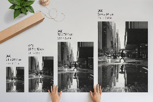 Retro plagát Mestská krajina